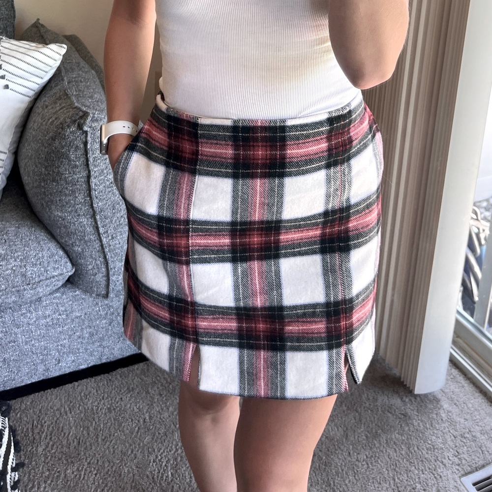Hollister Mini Plaid Skirt